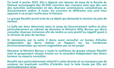 Communiqué de presse - Lundi 04.01.2021