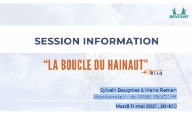 Session d'informations "La Boucle du Hainaut" - Mai 2021